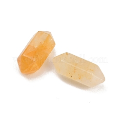 Cuentas de cuarzo hematoide amarillo natural/cuarzo sanador dorado&nbsp;GG-CBAC435-06