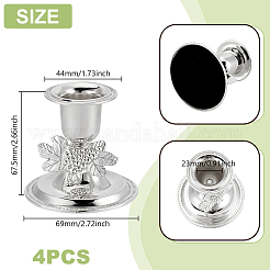 Подсвечники из цинкового сплава&nbsp;AJEW-GA0009-58S