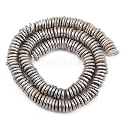 Galvanisierte Muschelperlenstränge&nbsp;BSHE-B009-E01-2x7mm-A