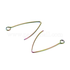 Ganchos para pendientes de acero inoxidable 304 con revestimiento iónico (IP)&nbsp;STAS-F191-02M-B