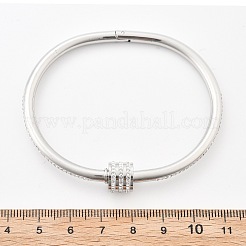 Браслеты из нержавеющей стали 304 со стразами для женщин&nbsp;BJEW-Z092-04P