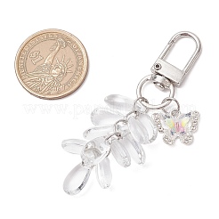 Стеклянные подвесные украшения в форме капли&nbsp;HJEW-JM03254