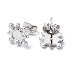 Фурнитура для сережек-гвоздиков из нержавеющей стали марки 304&nbsp;STAS-F286-16P