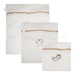3 sac à linge zippé en maille polyester&nbsp;ABAG-TA0002-22