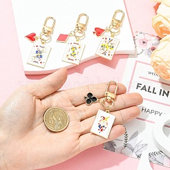 4 pendentif décoratif en alliage émaillé&nbsp;HJEW-YW00379