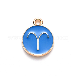 Pendente smaltati in lega&nbsp;ENAM-S124-01B-02A