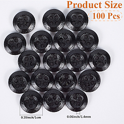 Boutons en bois&nbsp;BUTT-CY0001-04B-02