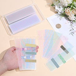 45 tablero de muestra de cinta plástica de 3 colores&nbsp;DIY-CP0013-97