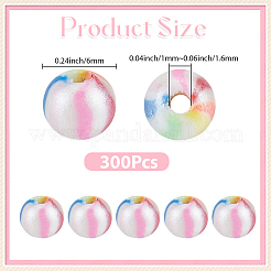 300шт бусины из полимерной глины ручной работы&nbsp;CLAY-PA0001-29