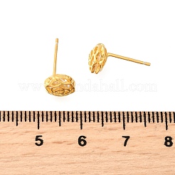Ohrstecker aus Sterlingsilber mit Mikropavé und klarem Zirkonia in Roségold&nbsp;EJEW-S271-01G