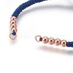 Fabrication de bracelets de perles tressées en nylon&nbsp;BJEW-F360-FRG04