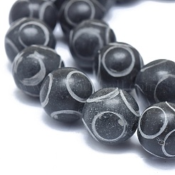 Natur Xiuyan Jade Perlen Stränge&nbsp;G-O179-B03-10mmF