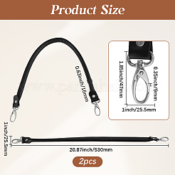 Плоские лямки из микрофибры и кожи для сумок&nbsp;DIY-WH20002-178B-01P