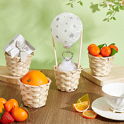 16 шт. мини-бамбуковая корзина&nbsp;AJEW-PH0007-61B