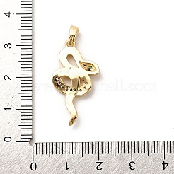 Латунные микро проложить кубического циркония подвески&nbsp;KK-C108-01F-G