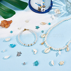 Kits de diy para hacer joyas con temática oceánica&nbsp;DIY-HY0002-76