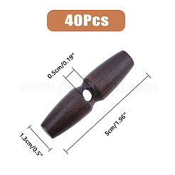 Botones de madera&nbsp;BUTT-WH0029-30B