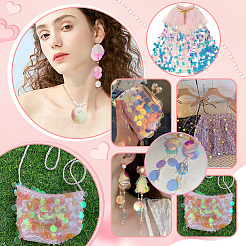 1340 pz 8 stili paillettes/ciondoli in pvc&nbsp;PVC-GA0001-01A