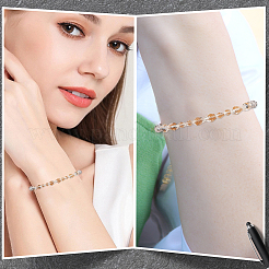 Граненые круглые стеклянные бусины&nbsp;GLAA-PA0001-05A