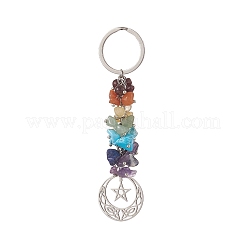 Chakra-Edelstein-Perlen-Schlüsselanhänger&nbsp;KEYC-JKC00459