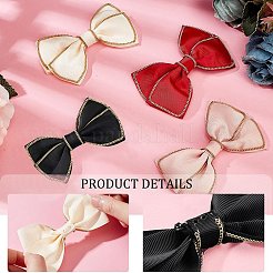 Ahademaker 8 шт. 4 цвета полиэстер банты украшения аксессуары&nbsp;AJEW-GA0005-45