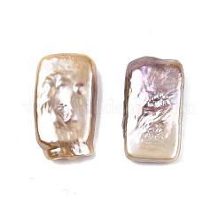 Perles de perles de keshi naturelles baroques&nbsp;PEAR-N020-D03