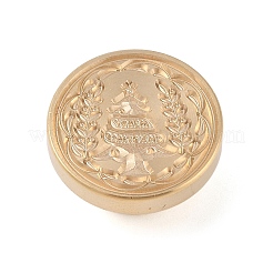 Tête de timbre en laiton de sceau de cire de série de Noël&nbsp;AJEW-Z031-04G-02