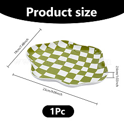 Piatto di ceramica&nbsp;AJEW-WH0709-055B