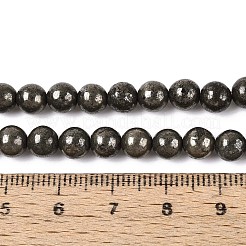 Природного пирита бисер нитей&nbsp;X-G-S249-01-6mm