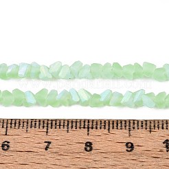 Матовые прозрачные стеклянные бусины&nbsp;GLAA-N054-4mm-07