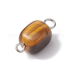 Подвески-коннекторы из натуральных смешанных драгоценных камней кубовидной формы&nbsp;PALLOY-JF02788-02