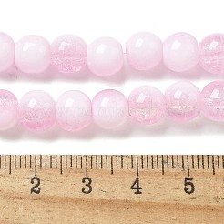 Fili di perline di vetro crepla&nbsp;GLAA-U001-8mm-03