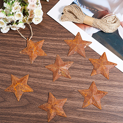 Звездная ржавчина железо большие подвески&nbsp;IFIN-GF0001-09B