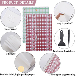 Блокнот для сбора наклеек формата А5 с отрывными листами на спирали&nbsp;AJEW-CP0007-85A