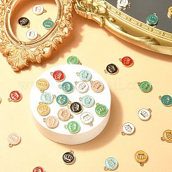 45шт 9 цвета сплава эмаль подвески&nbsp;ENAM-CJ0004-56