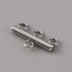 201 maglie per componenti lampadari in acciaio inossidabile&nbsp;STAS-WH0043-06B-P-1
