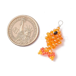 4шт 4 цвета граненые стеклянные подвески&nbsp;PALLOY-MZ00661