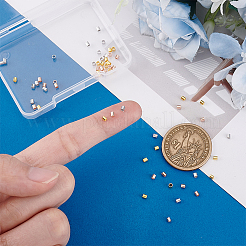 60 шт. 3 цвета s925 трубчатые бусины из стерлингового серебра&nbsp;FIND-PH0028-56