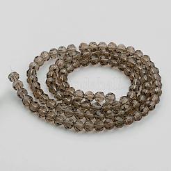 Прозрачные стеклянные бусины&nbsp;GLAA-G013-8mm-63