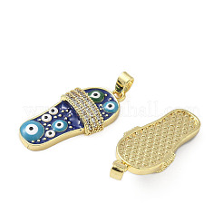 Латунные микро проложить кубического циркония подвески&nbsp;KK-H076-12G