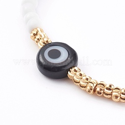 Bracelets réglables de perles tressées avec cordon en nylon&nbsp;BJEW-JB06023-02