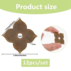 12 шт. латунные плоские шайбы&nbsp;FIND-FH0012-07AB