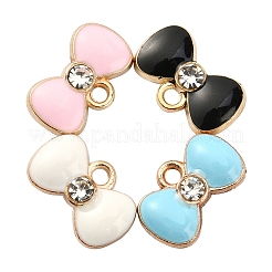 40шт 4 цвета сплава эмаль подвески&nbsp;ENAM-CJ0002-34