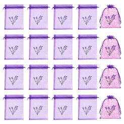 20 unidad de bolsa de malla de poliéster con cordón ajustable para embalaje de gas&nbsp;ABAG-TA0002-20B