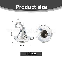 100 pz charms in lega stile tibetano&nbsp;TIBEP-FH0001-27