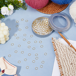 100 шт. латунный маркер для фиксации стежков&nbsp;FIND-HS0002-20G