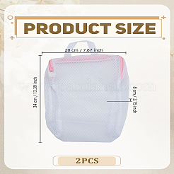 2 Stück Polyester-Reißverschlussbeutel für Schuhe und Socken&nbsp;ABAG-LP0001-93A