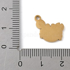 Подвески из нержавеющей стали 304 с эмалью&nbsp;LS-STAS-K312-05A-G