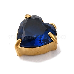 Подвески из нержавеющей стали 304 со стразами&nbsp;STAS-P386-01G-02