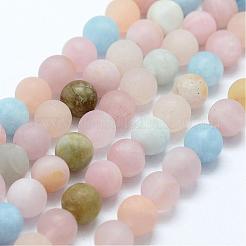 Fili di perline morganite naturale&nbsp;G-E365-03-8mm